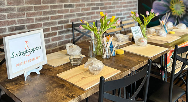 Subscribe to Swingtoppers newsletter to learn about the next pottery social and shop updates